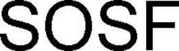 SOSF trademark