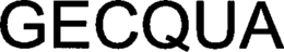 GECQUA trademark