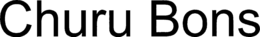 CHURU BONS trademark