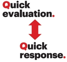 QUICK EVALUATION. QUICK RESPONSE. trademark