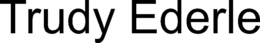 TRUDY EDERLE trademark