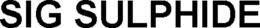 SIG SULPHIDE trademark