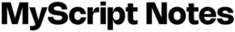 MYSCRIPT NOTES trademark