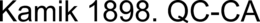 KAMIK 1898. QC-CA trademark