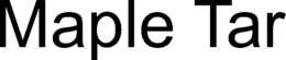 MAPLE TAR trademark