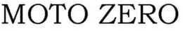 MOTO ZERO trademark