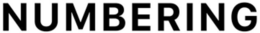 NUMBERING trademark