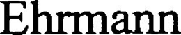 EHRMANN trademark