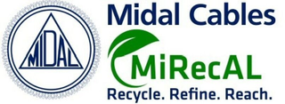 MIDAL CABLES MIRECAL RECYCLE. REFINE. REACH. trademark