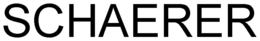 SCHAERER trademark