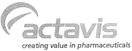ACTAVIS CREATING VALUE IN PHARMACEUTICALS trademark