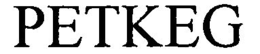 PETKEG trademark