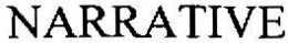 NARRATIVE trademark