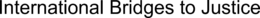 INTERNATIONAL BRIDGES TO JUSTICE trademark
