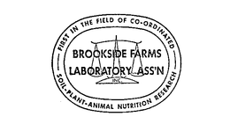BROOKSIDE FARMS LABORATORY ASS'N (PLUS OTHER NOTATIONS) trademark