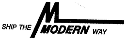 SHIP THE MODERN WAY M trademark