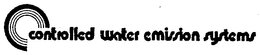 CONTROLLED WATER EMISSION SYSTEMS trademark