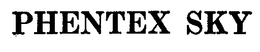 PHENTEX SKY trademark