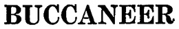 BUCCANEER trademark
