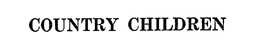 COUNTRY CHILDREN trademark