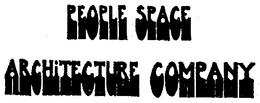 PEOPLE SPACE ARCHITECTURE COMPANY trademark