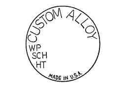 CUSTOM ALLOY (PLUS OTHER NOTATIONS) trademark