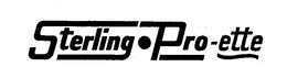 STERLING.PRO-ETTE trademark