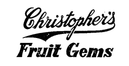 CHRISTOPHER'S FRUIT GEMS trademark