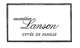 LANSON CUVEE DE FAMILLE trademark
