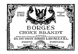 BORGES CHOICE BRANDY trademark