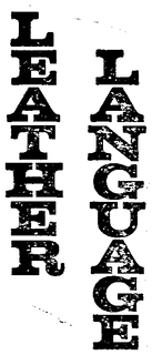 LEATHER LANGUAGE trademark