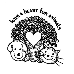 HAVE A HEART FOR ANIMALS trademark