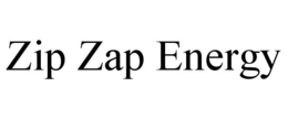ZIP ZAP ENERGY trademark