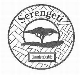SERENGETI UNMISTAKABLE trademark