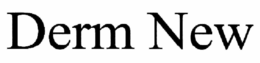 DERM NEW trademark
