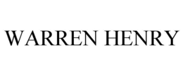 WARREN HENRY trademark