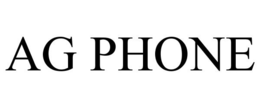 AG PHONE trademark