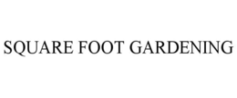 SQUARE FOOT GARDENING trademark