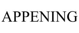 APPENING trademark