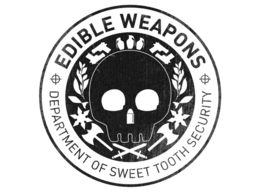 EDIBLE WEAPONS DEPARTMENT OF SWEET TOOTH SECURITY trademark