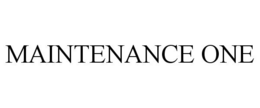 MAINTENANCE ONE trademark