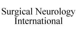 SURGICAL NEUROLOGY INTERNATIONAL trademark