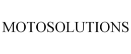 MOTOSOLUTIONS trademark