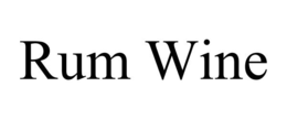 RUM WINE trademark