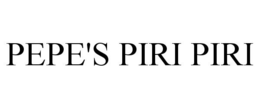 PEPE'S PIRI PIRI trademark