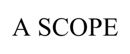 A SCOPE trademark