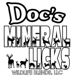 DOC'S MINERAL LICKS WILDLIFE BLENDS, LLC trademark