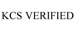 KCS VERIFIED trademark