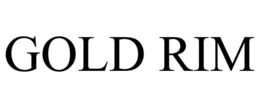GOLD RIM trademark