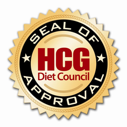 HCG DIET COUNCIL SEAL OF APPROVAL trademark